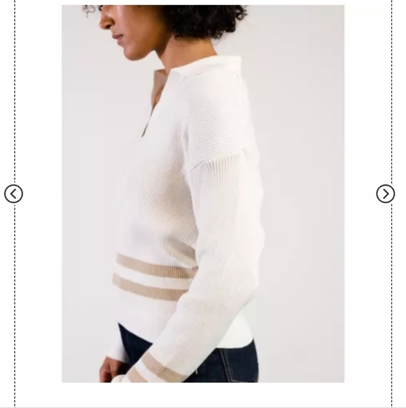 NWT ABLE Women's Jenna Polo Sweater Sz 1X - Picture 6 of 9